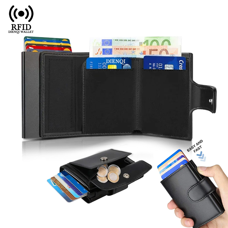 Index Card Holder - 금속 명함 케이스 RFID 신용카드 홀더