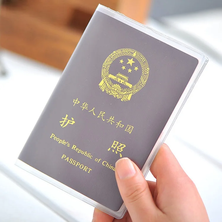 Index Card Holder - 3Pcs 새로운 여권 보호 커버 투명