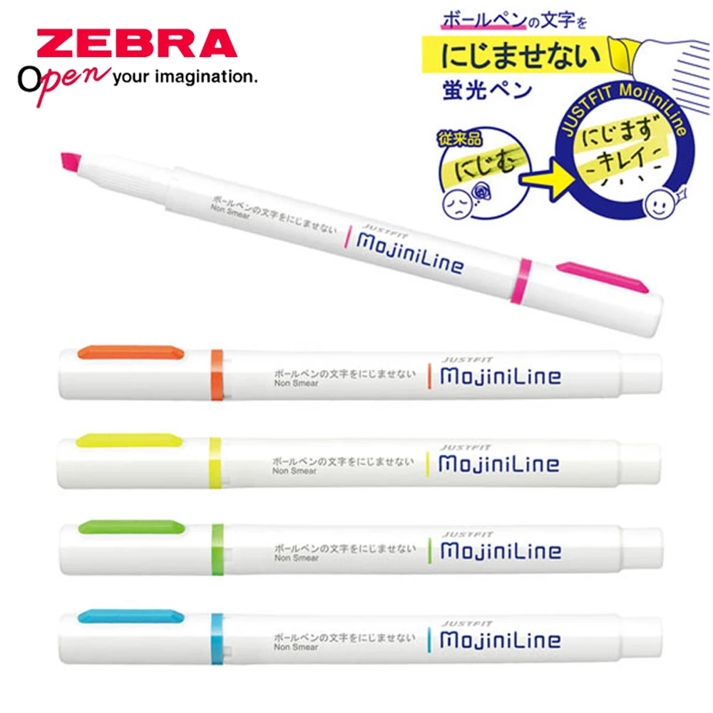 Zebra Pen Mildliner - 일본 얼룩말 하이라이터 싱글 헤드 마커