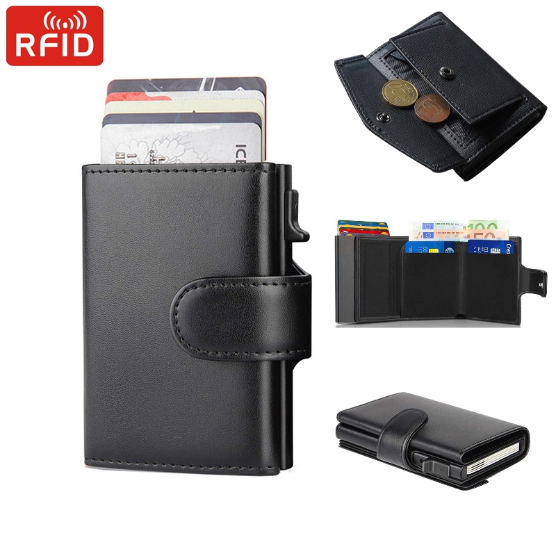 금속 명함 케이스 RFID 신용카드 홀더 블랙 트라이폴 - Index Card Holder 리뷰 및 가격