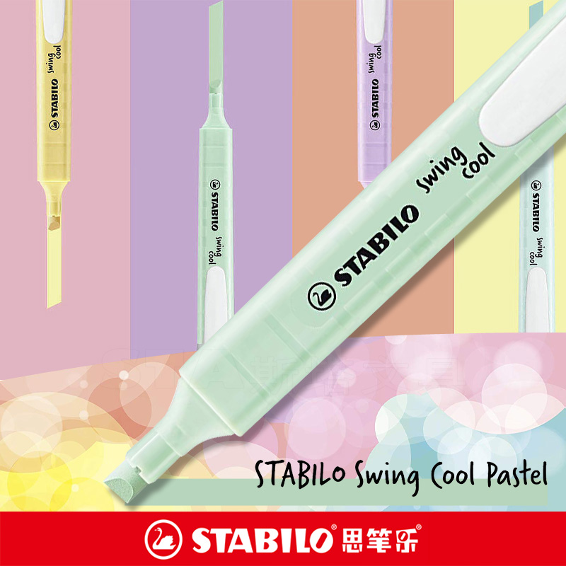 STABILO 형광펜 275 마카롱 컬러 오블리크 헤드 - Stabilo Marker Swing Cool 리뷰 및 가격