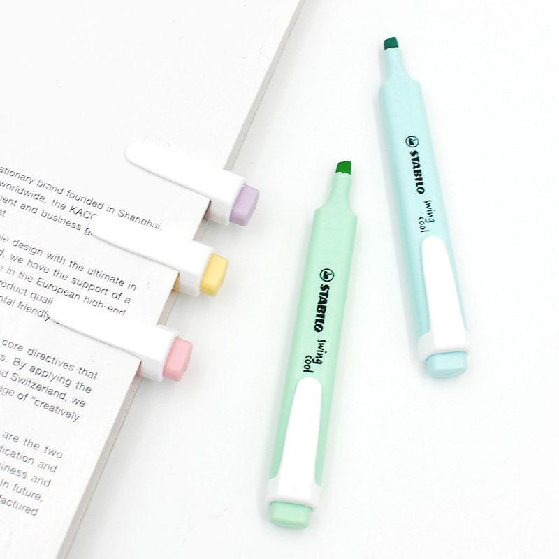 STABILO 형광펜 275 마카롱 컬러 오블리크 헤드 - Stabilo Marker Swing Cool 리뷰 및 가격