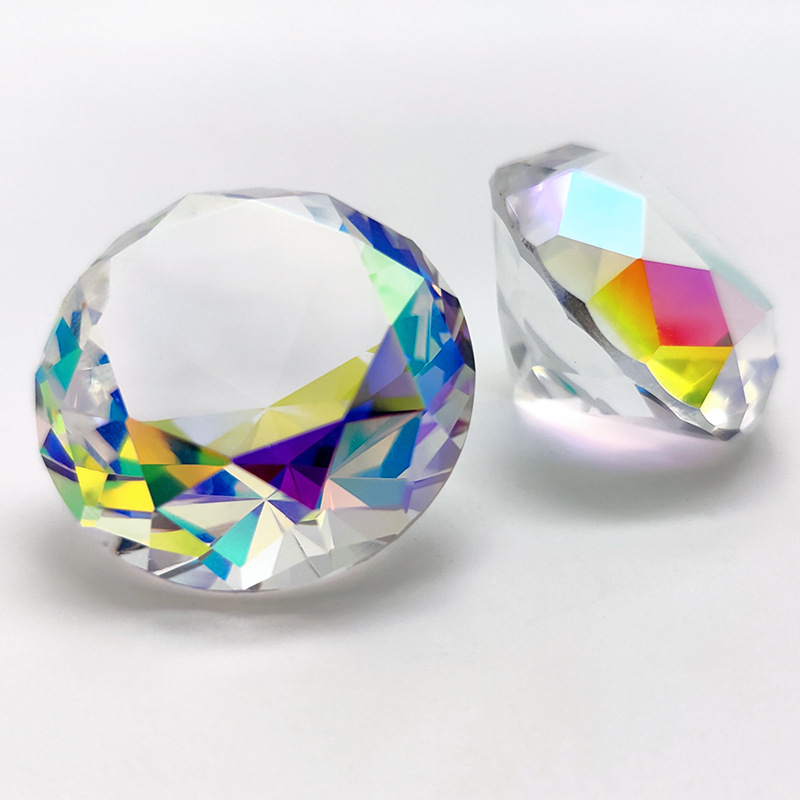 30-80mm AB 다채로운 K9 크리스탈 다이아몬드  - Paper Weight Crystal 리뷰 및 가격