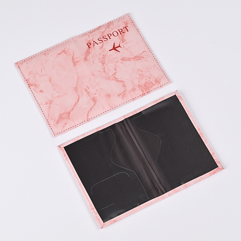 마카롱 컬러 대리석 패턴 여권 커버 초박형 문서 홀더  - Index Card Holder 리뷰 및 가격