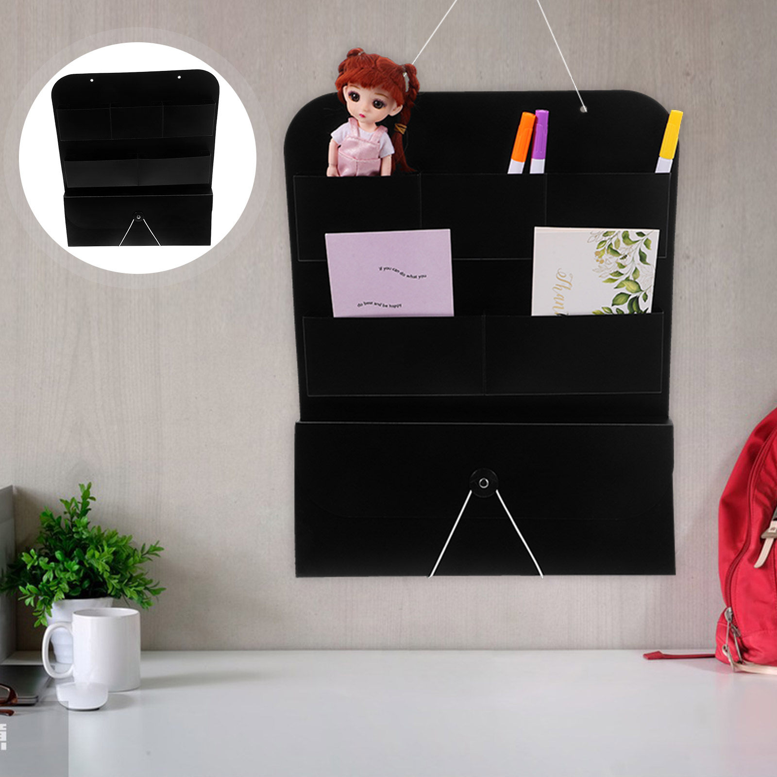 벽걸이 파일 정리함 PP 소재 수직형 잡지꽂이 사무실  - Magazine Holder Rack 리뷰 및 가격