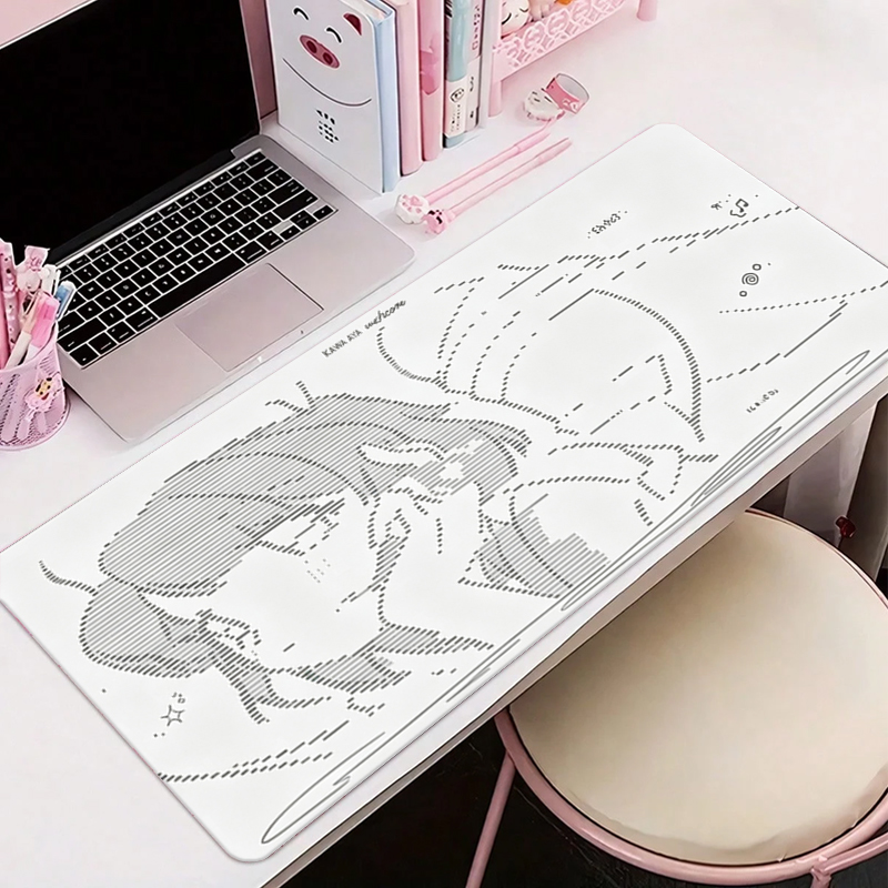 1Pcs 가죽 마우스 패드 애니메이션 엔젤 소녀 Y2k - Leather Desk Pad 리뷰 및 가격